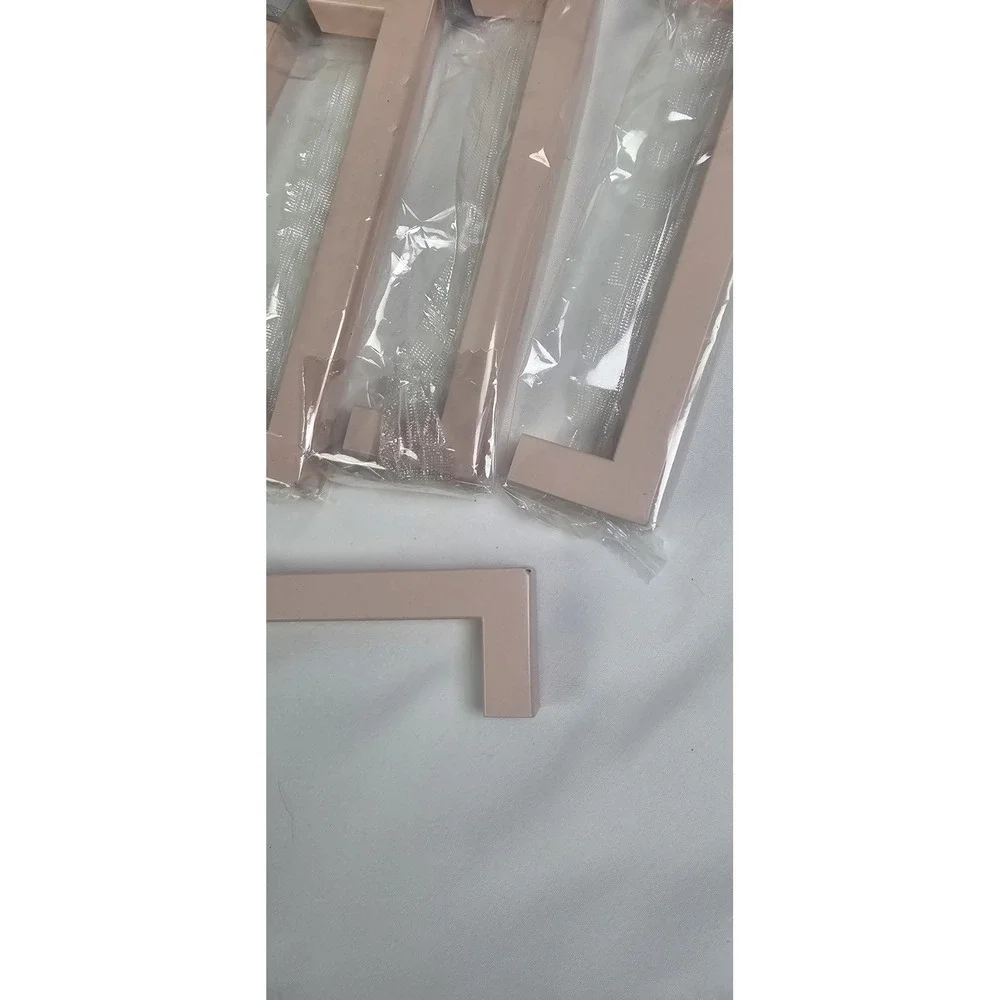 Ravinte Pink Cabinet Drawer Pull Handles 5 Pack‎ Modern Square Hardware 5